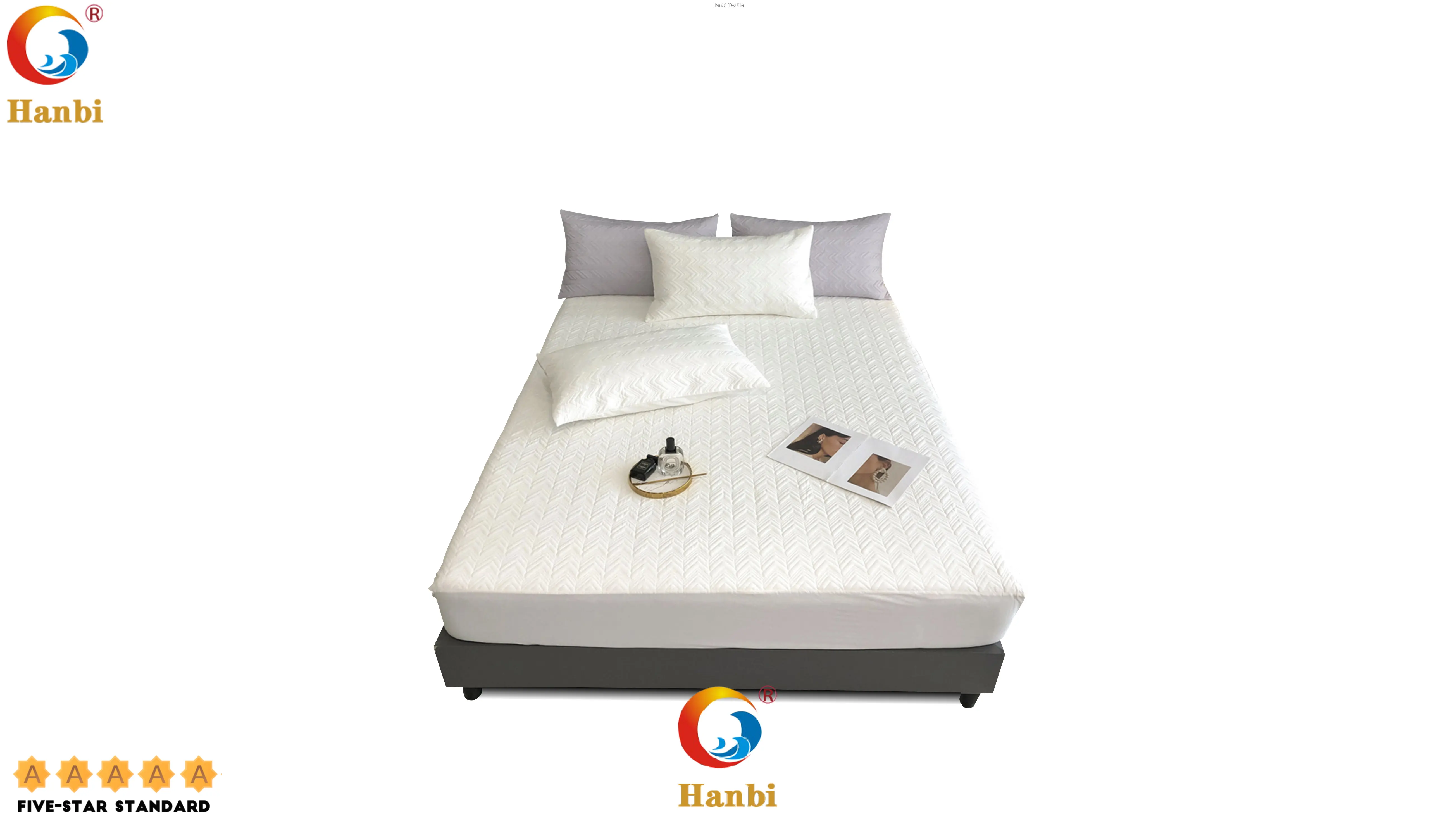 Custom hotel luxury collection mattress pad factory Manufacturer | Hanbi Textile 1