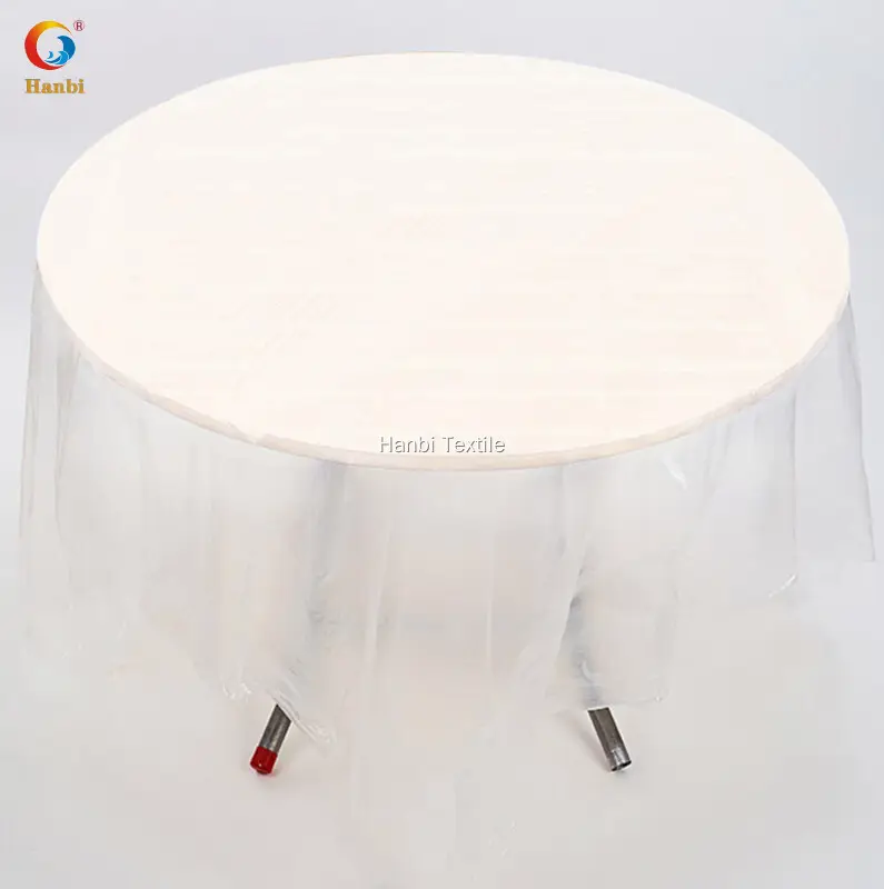 Custom round disposable tablecloths best supplier Manufacturer | Hanbi Textile 1