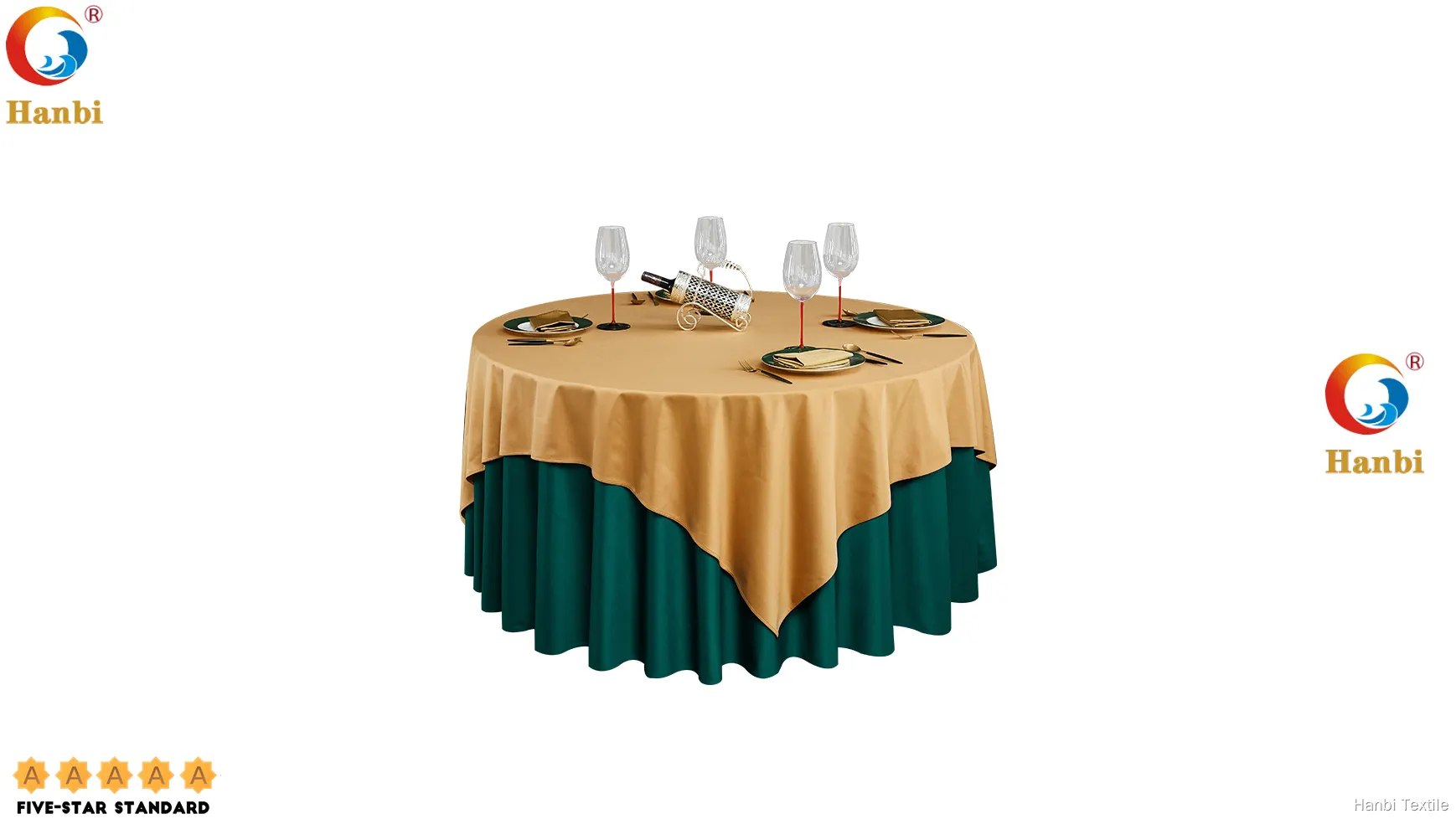Cheapest wholesale tablecloths for weddings from China | Hanbi Textile 1