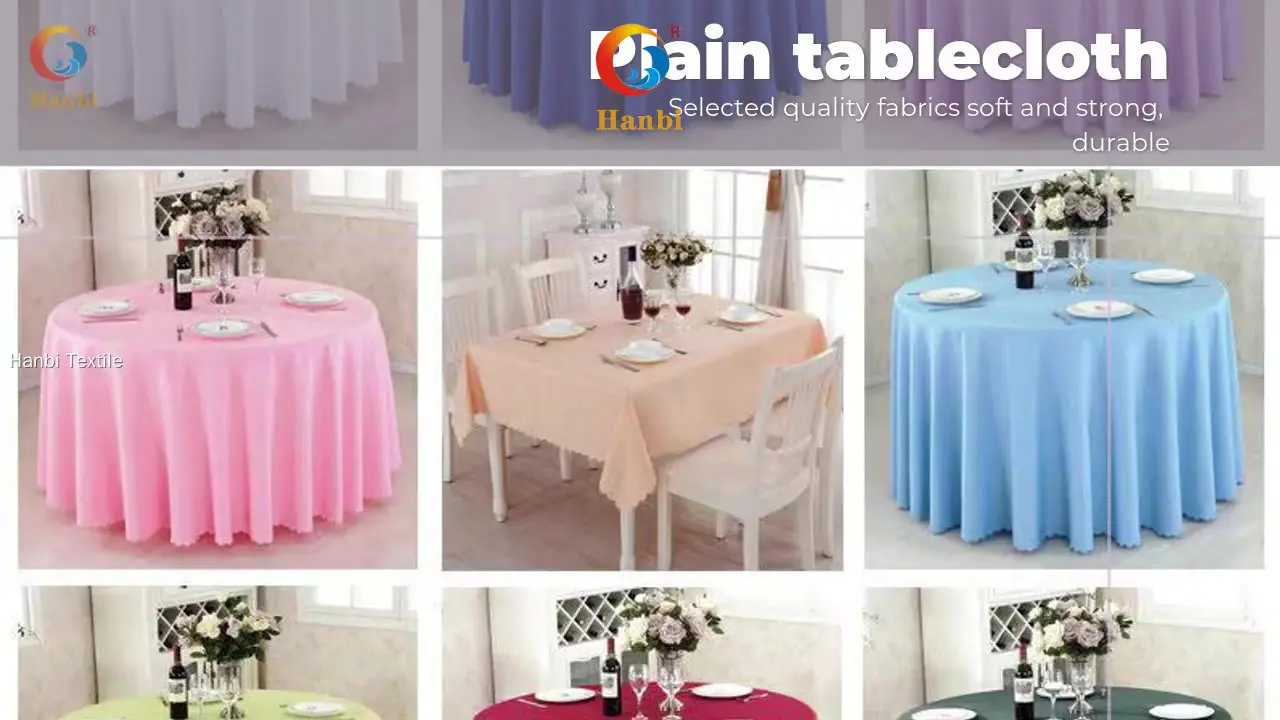 Hanbi Textile | Newest tablecloth wholesale with custom services 1