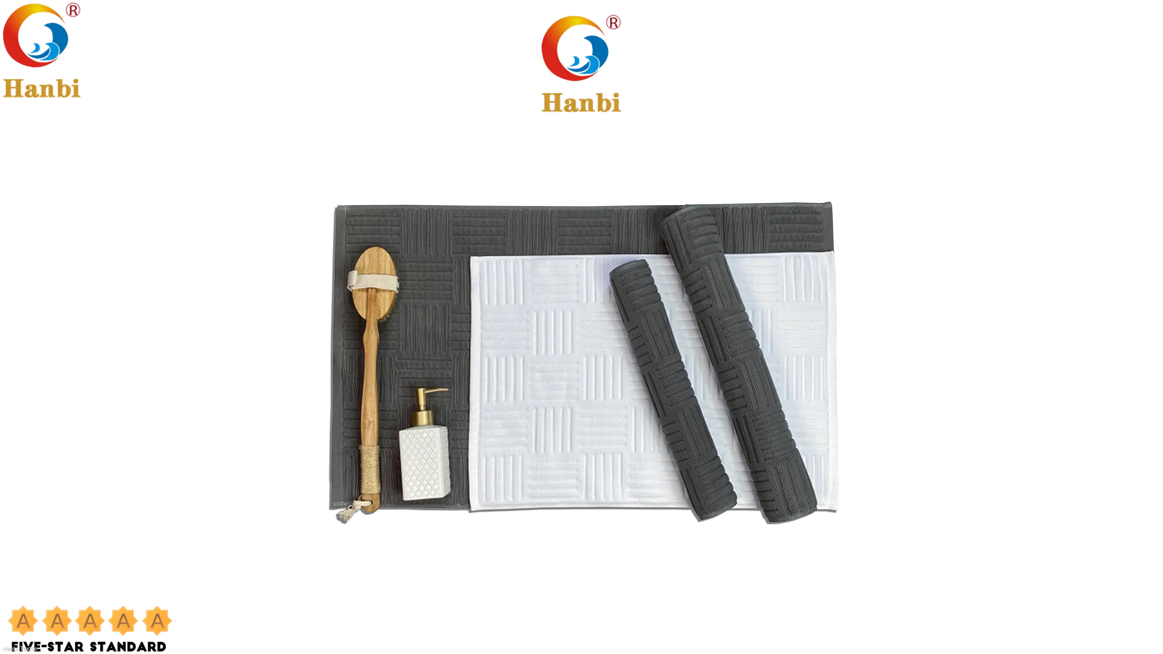 Custom anti slip bathroom mat personalized Manufacturer | Hanbi Textile 1