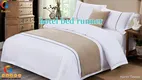 Customized white fur bed runner order now | Hanbi Textile 1