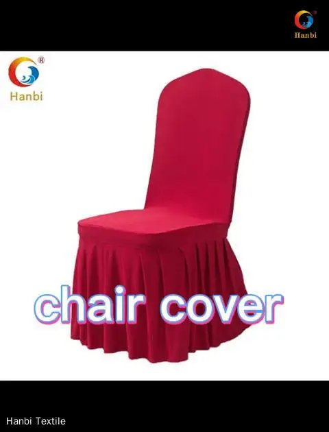 Fashion yellow spandex chair covers factory price | Hanbi Textile 1