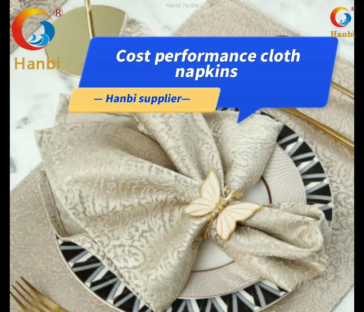 Cheapest Cloth Napkins with custom services | Hanbi Textile 1
