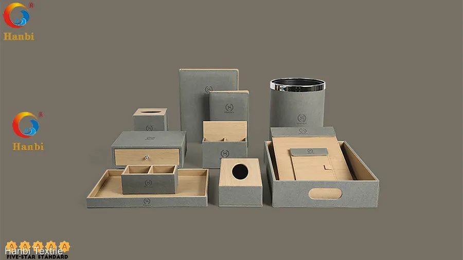 Custom leather hotel products with good price Manufacturer | Hanbi Textile 1