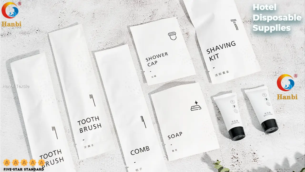 Custom hotel bathroom amenities personalized Manufacturer | Hanbi Textile 1