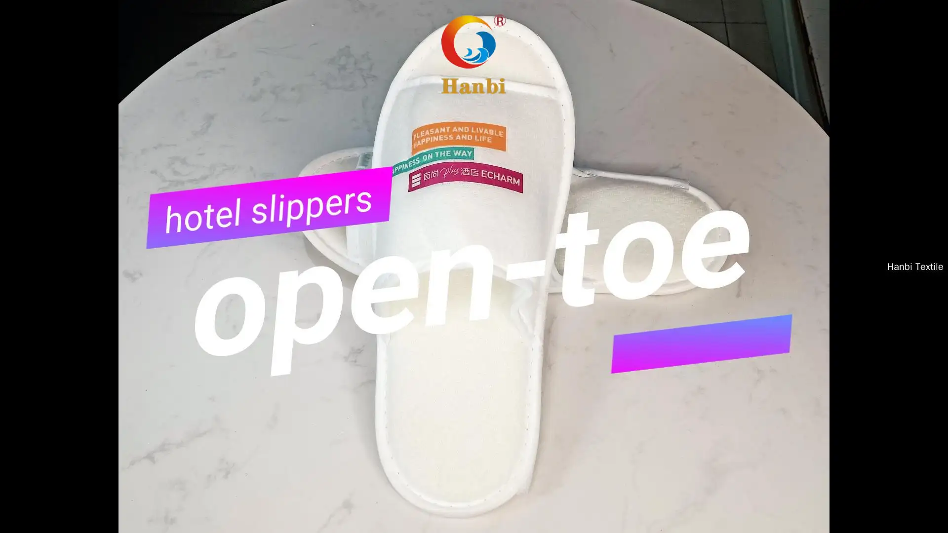 Hanbi Textile | Best Price guest slippers supply 1