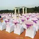 Latest white spandex chair covers customized | Hanbi Textile 1