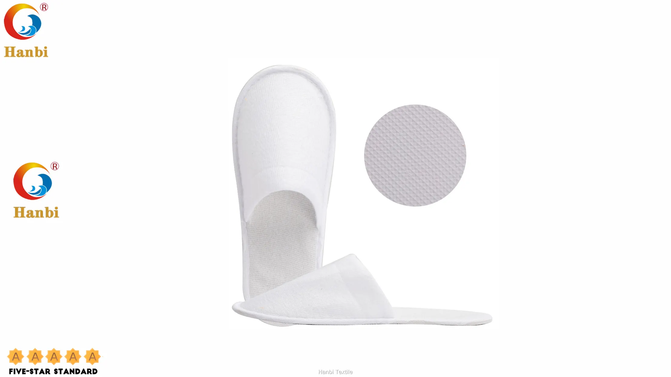 Custom disposable slippers bulk personalized Manufacturer | Hanbi Textile 1