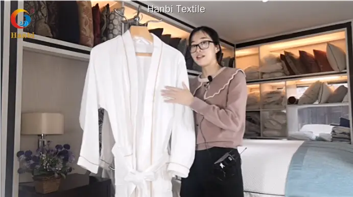 white terry robe at Wholesale Prices | Hanbi Textile 1