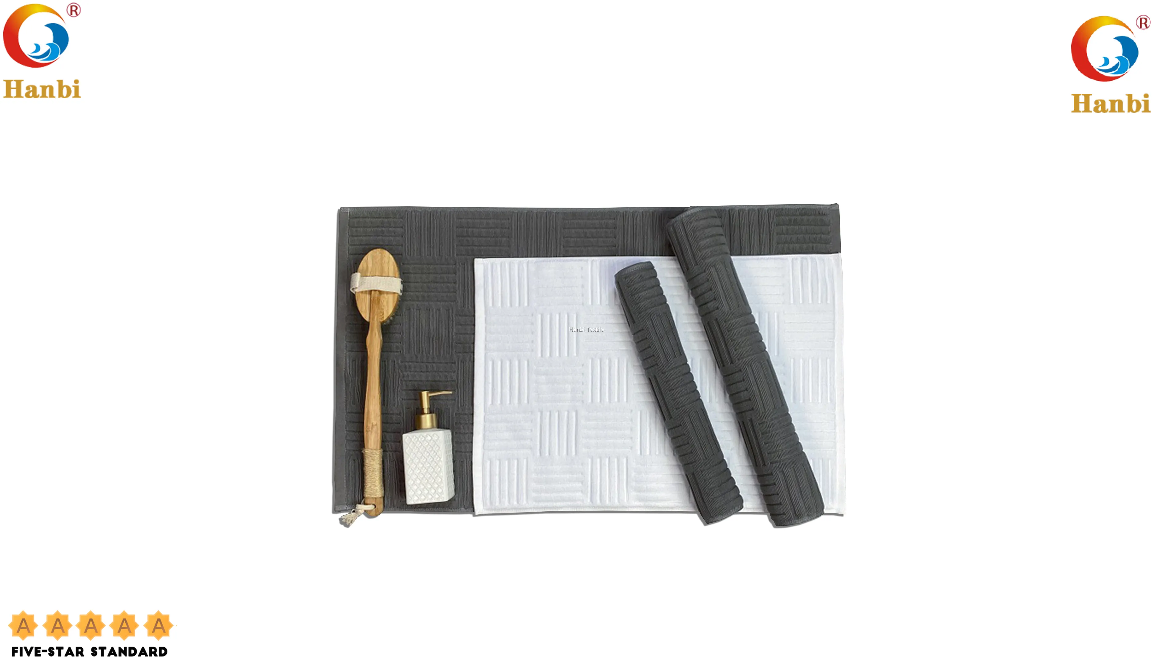 Newest hotel terry cloth bath mats factory price | Hanbi Textile 1