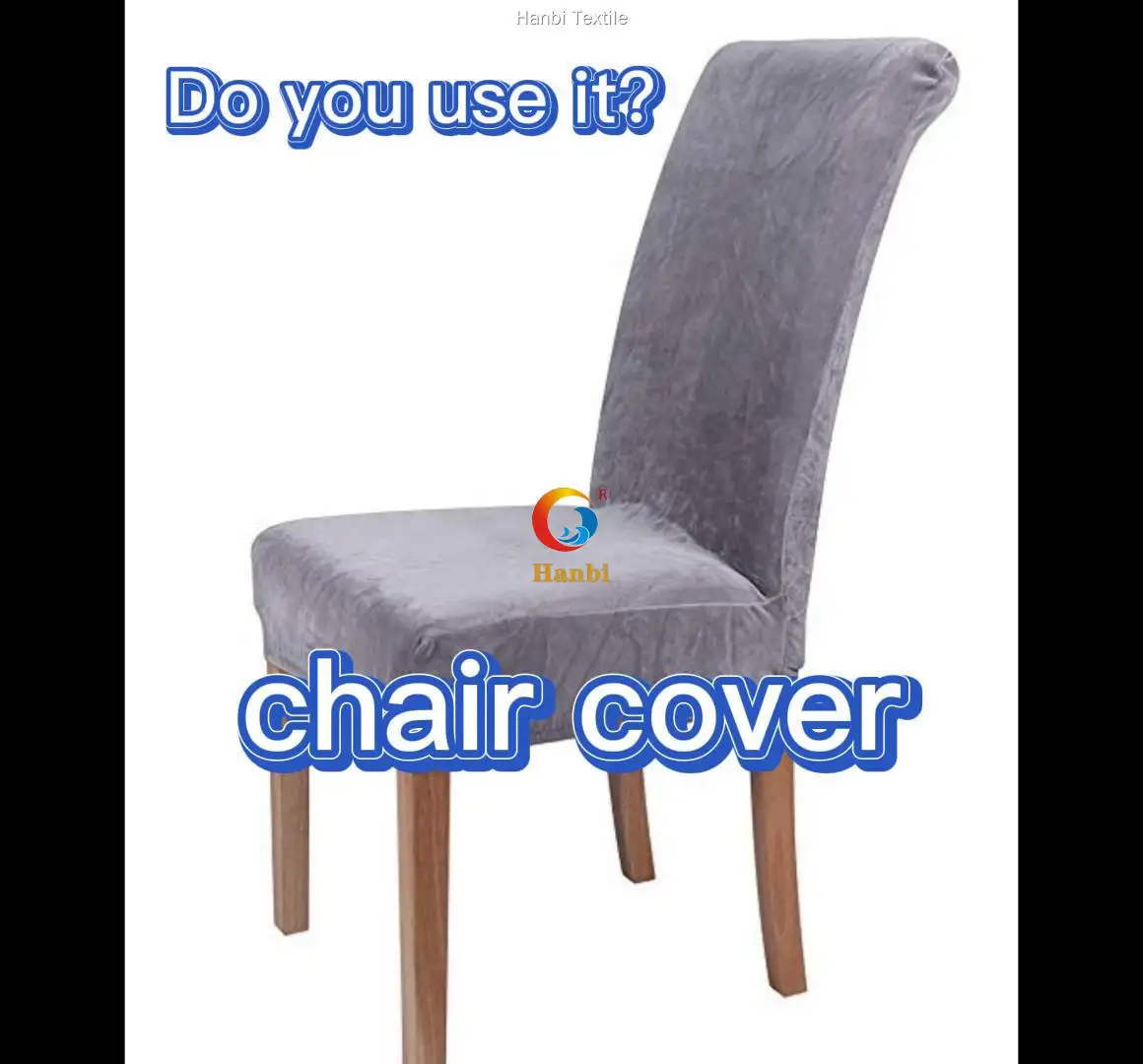 Fashion ivory chair covers factory price | Hanbi Textile 1