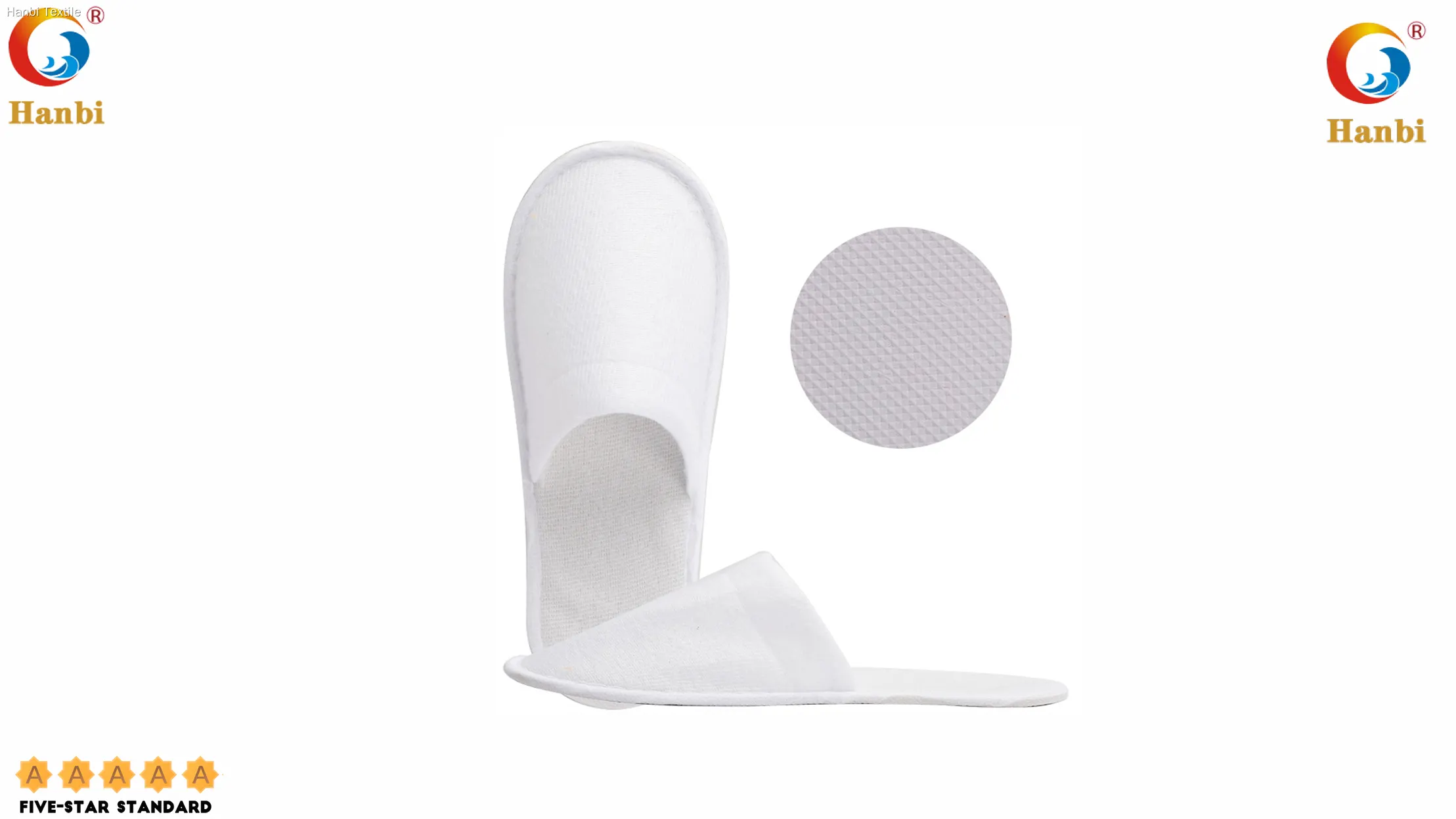 Hanbi Textile | Bespoke guest slippers personalized 1