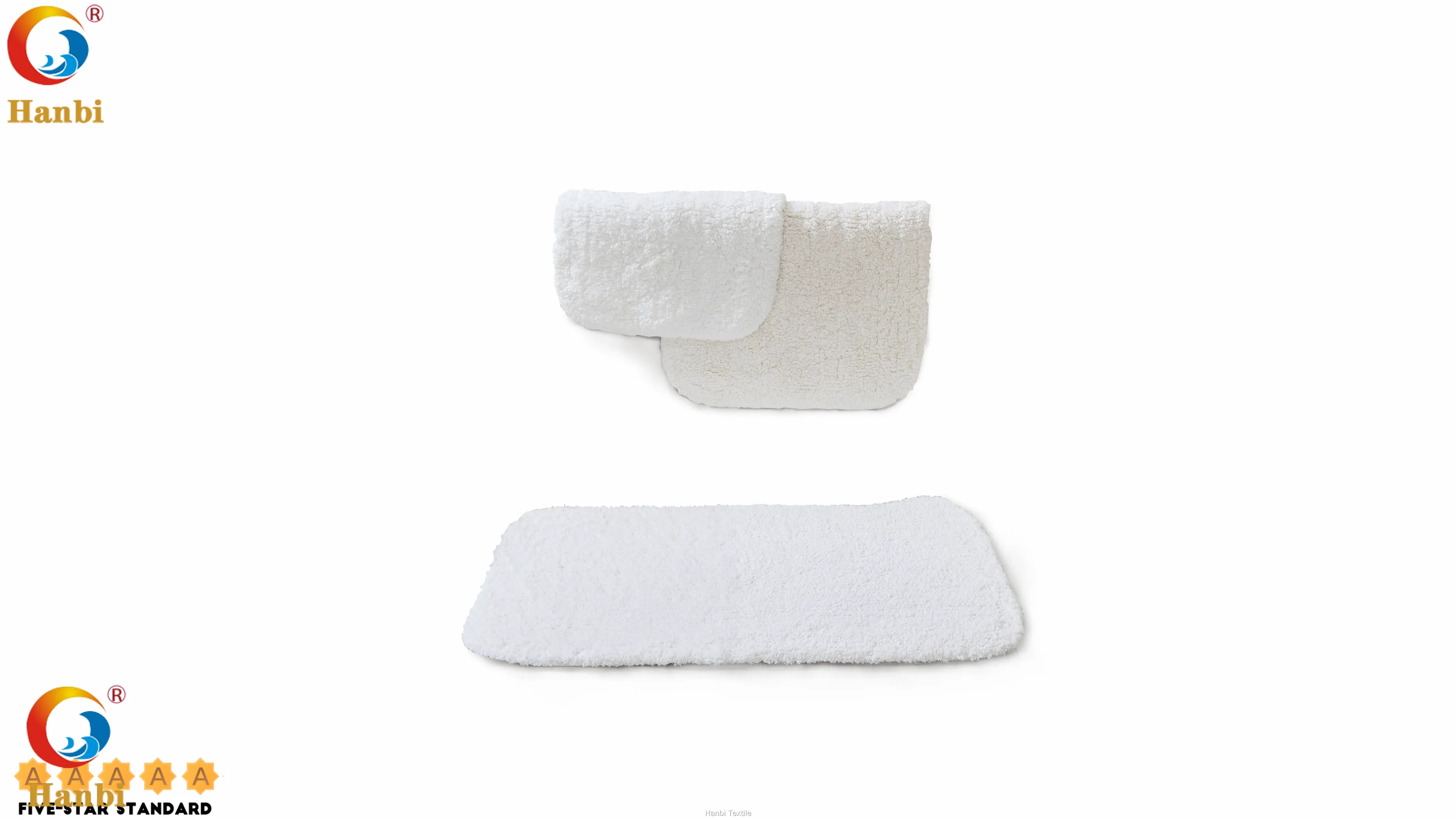 Custom hotel style luxury bath rug best supplier Manufacturer | Hanbi Textile 1