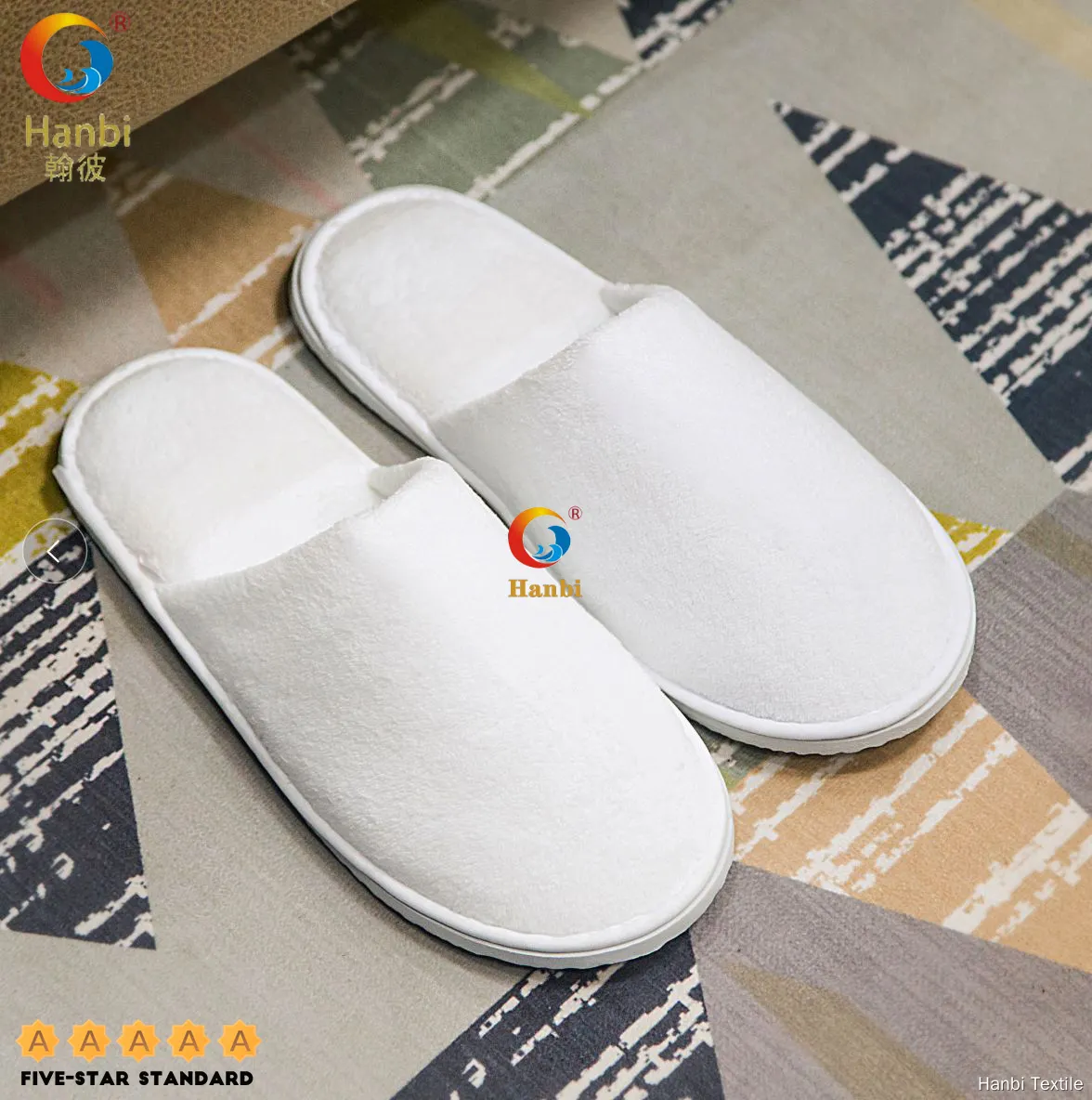 Hanbi Textile | factory Direct disposable spa slippers order now 1