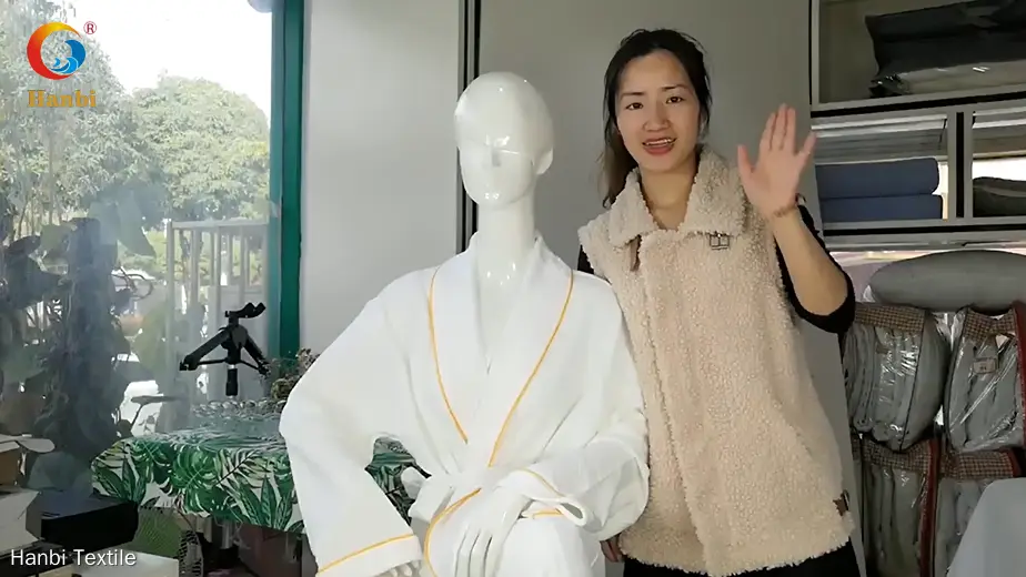 Hanbi Textile | Bespoke best cotton bathrobes factory price 1