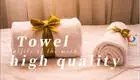 Hanbi Textile | Lightweight white hotel towels series 1
