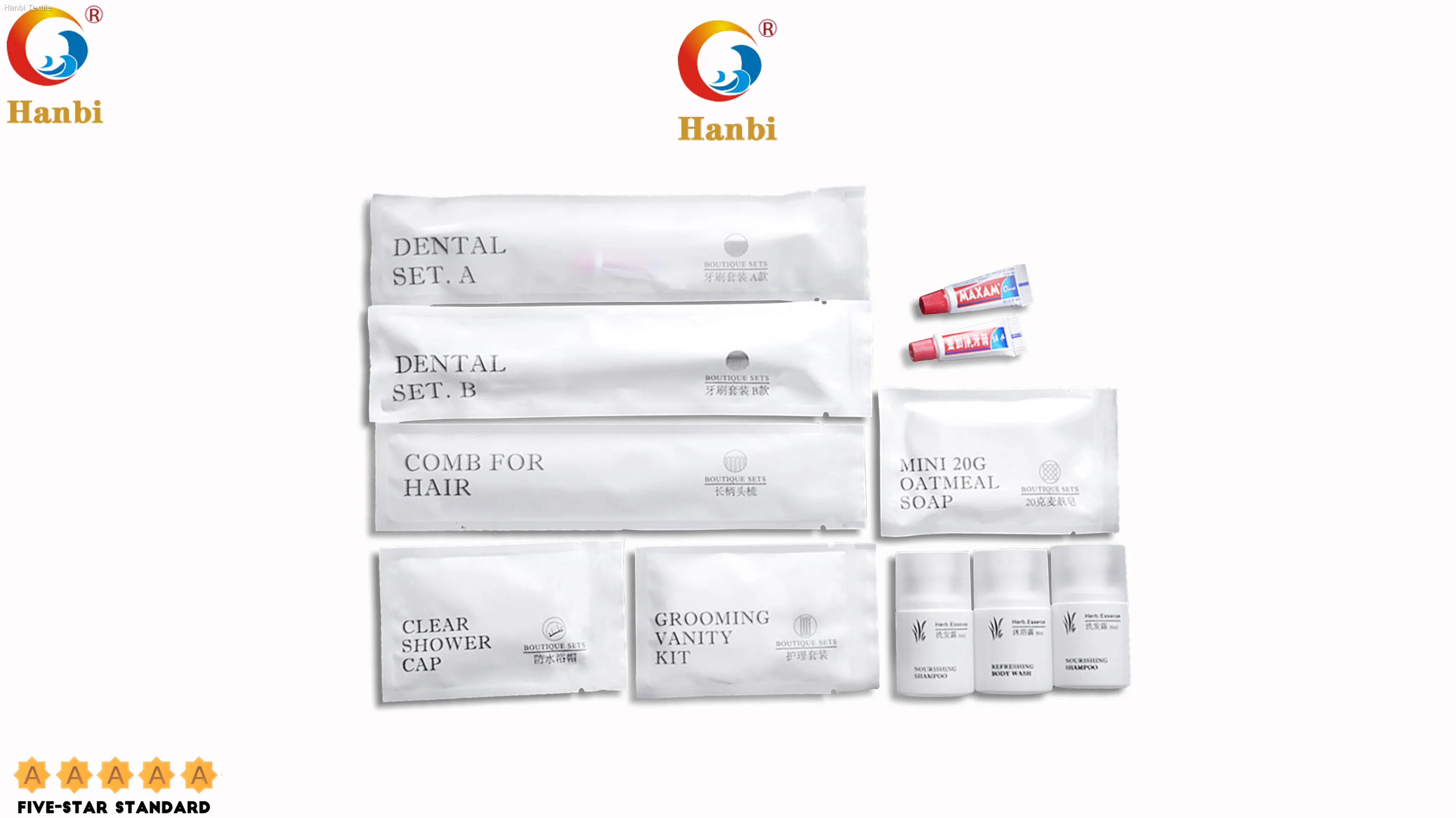 Newest disposable toiletries sets best supplier | Hanbi Textile 1