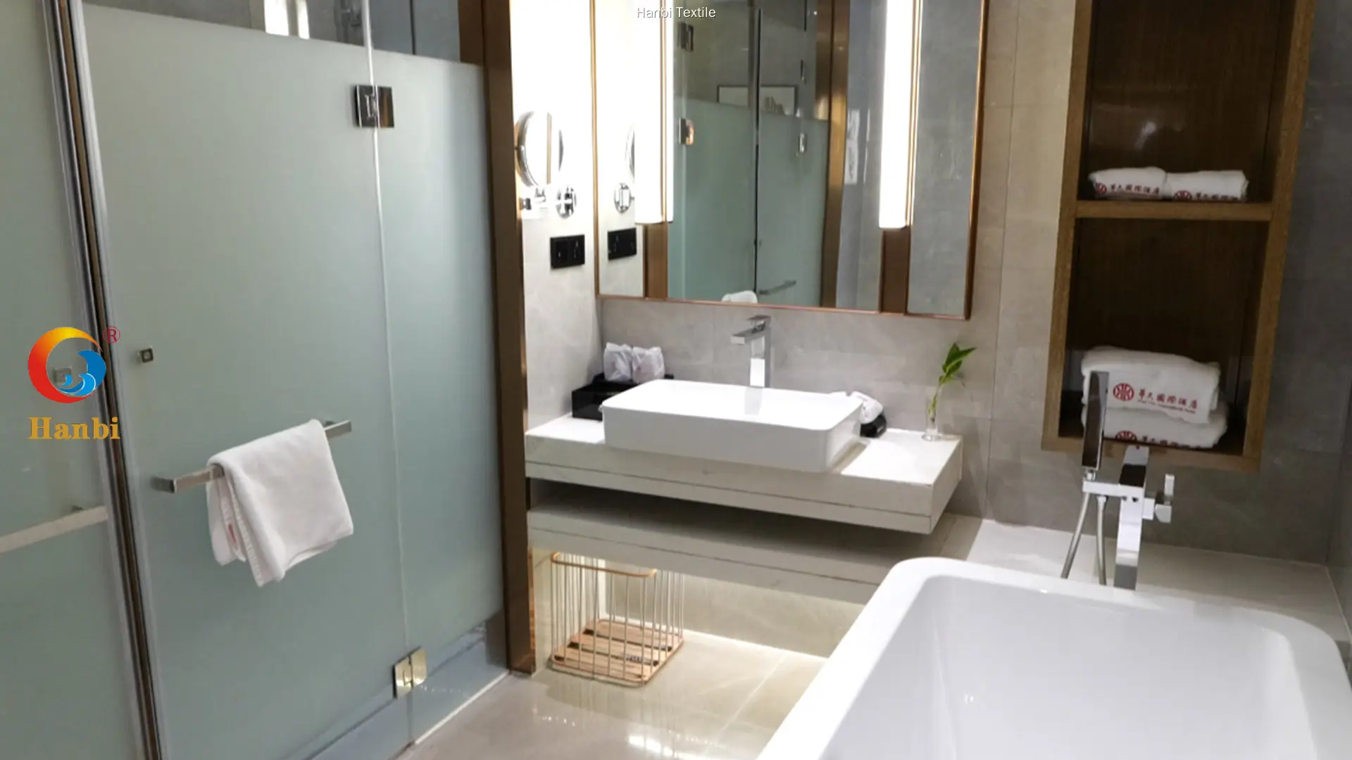 factory Direct hotel towels free design | Hanbi Textile 1