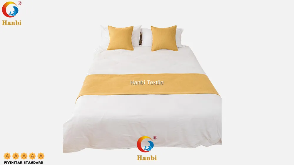 Custom bed runner pillow talk factory price Manufacturer | Hanbi Textile 1