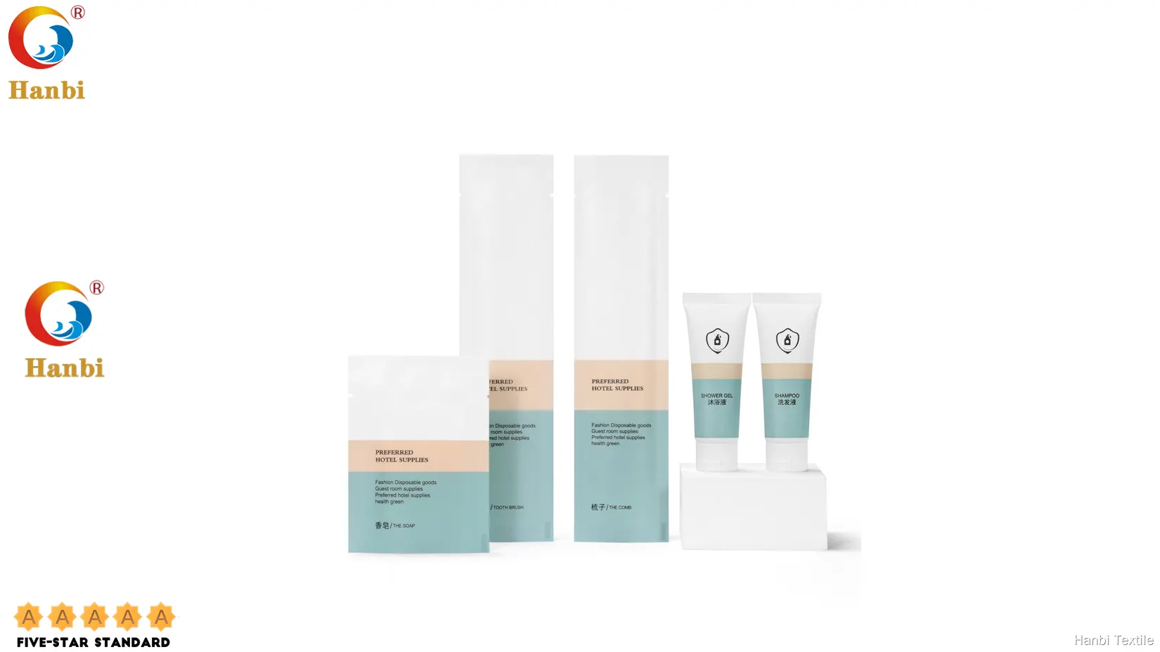 Custom hotel shower gel with custom services Manufacturer | Hanbi Textile 1