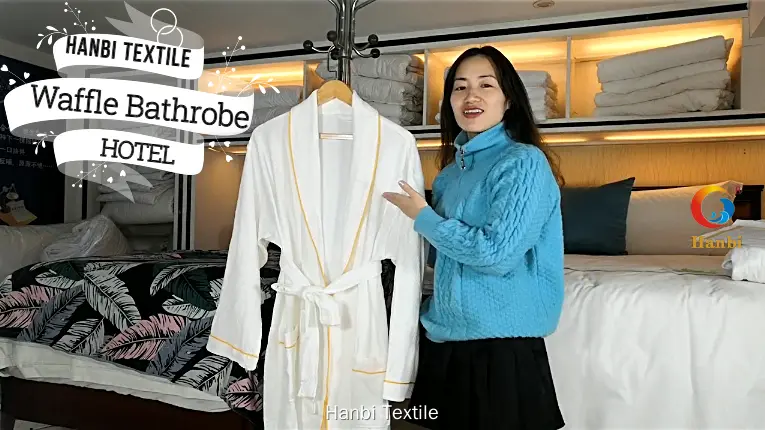 Latest supreme bathrobe factory direct supply | Hanbi Textile 1