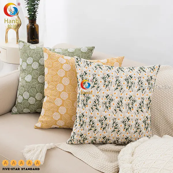 Hanbi Textile | High End white fluffy square pillow supplier 1