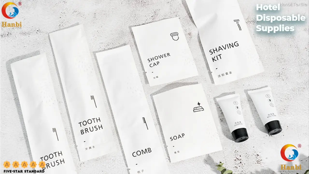 Newest hotel bathroom amenities factory | Hanbi Textile 1