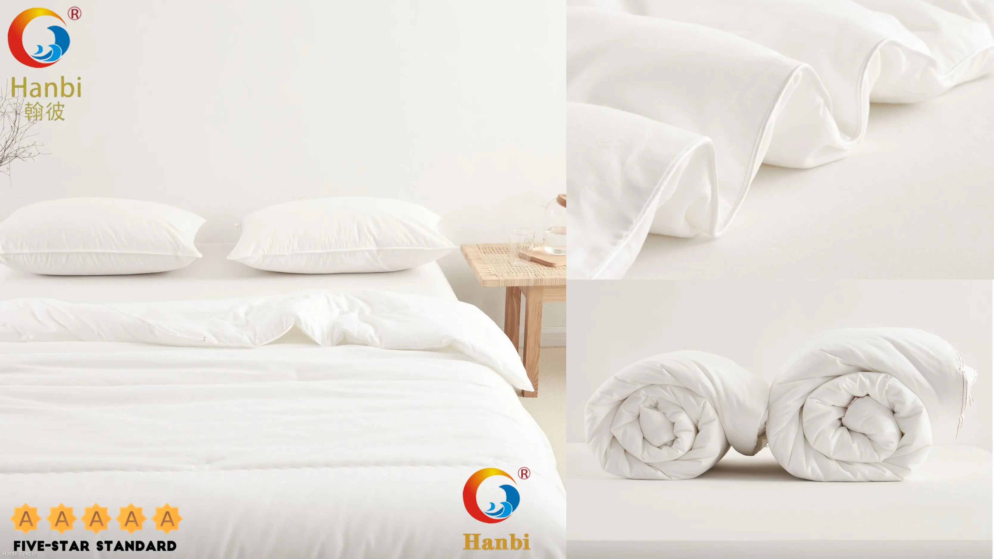 Hanbi Textile | Hot Sale hotel pure luxury duvet free design 1