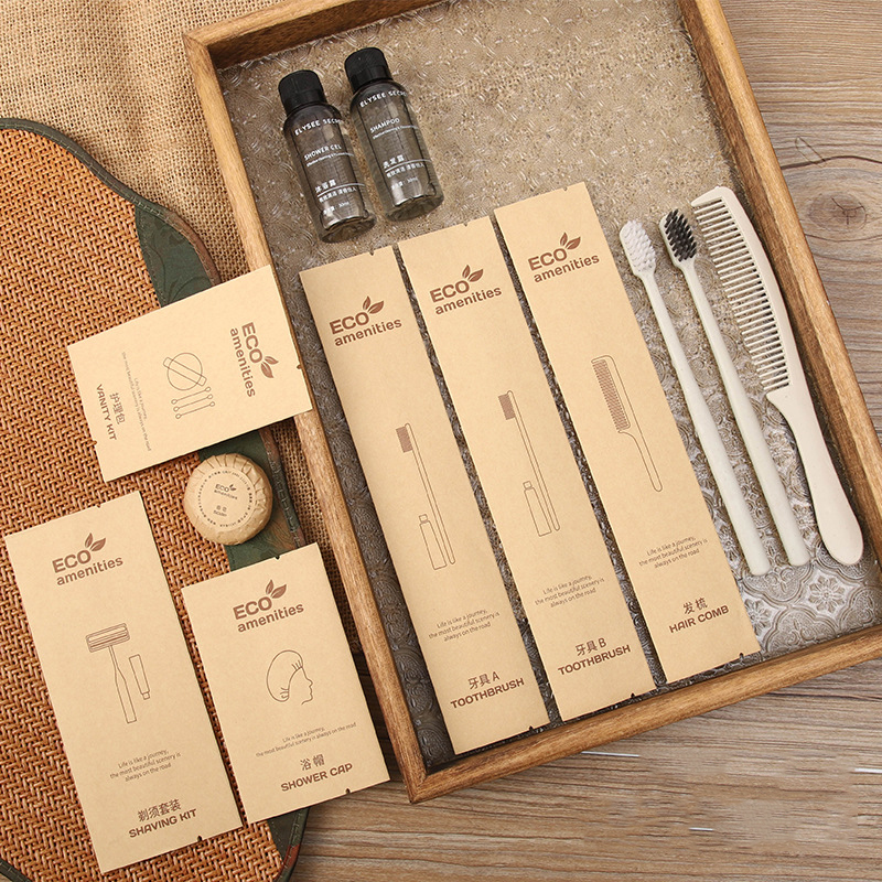 Eco Kraft Toilet Set: Once opened, it becomes a hotel-grade environmental revolution in the forest! 5