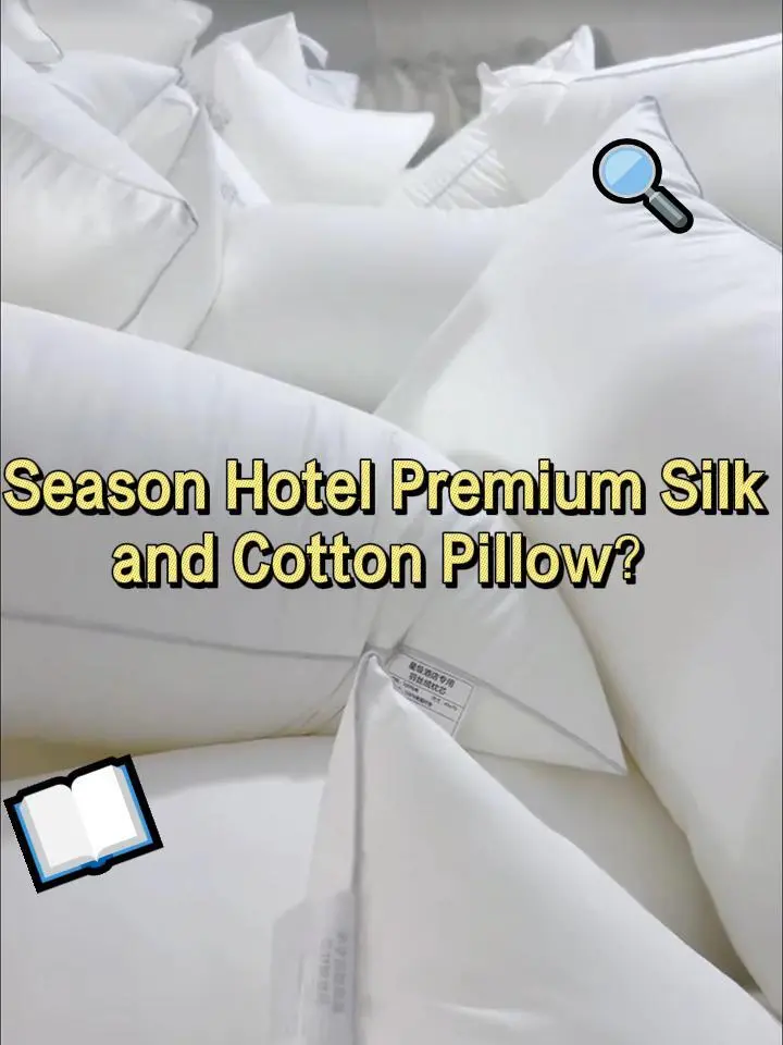 Season Hotel Premium Silk-Cotton Pillow - Experience Quality Sleep! 1