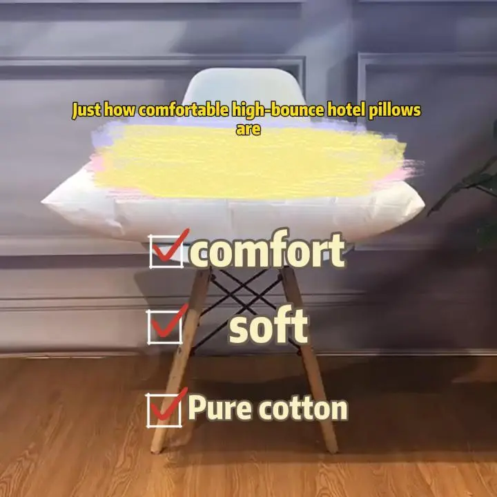 Just how comfortable high-bounce hotel pillows are 1