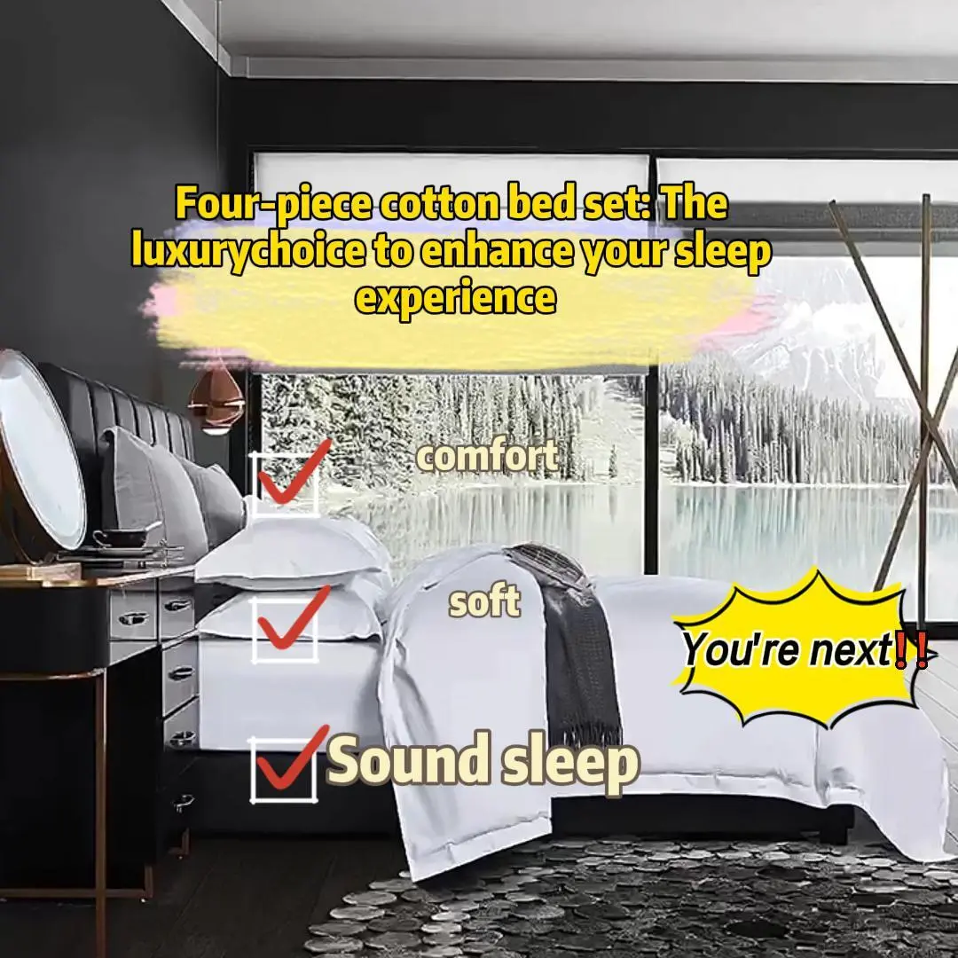 Pure cotton hotel bed: comfortable and durable, improve the quality of sleep choice！ 1