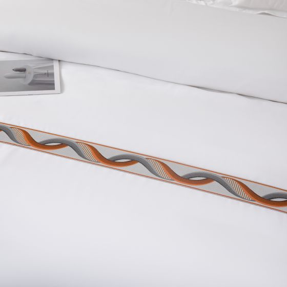 Jacquard with sateen pure cotton hotel bed 4-piece set: Luxury comfort, quality choice! 7