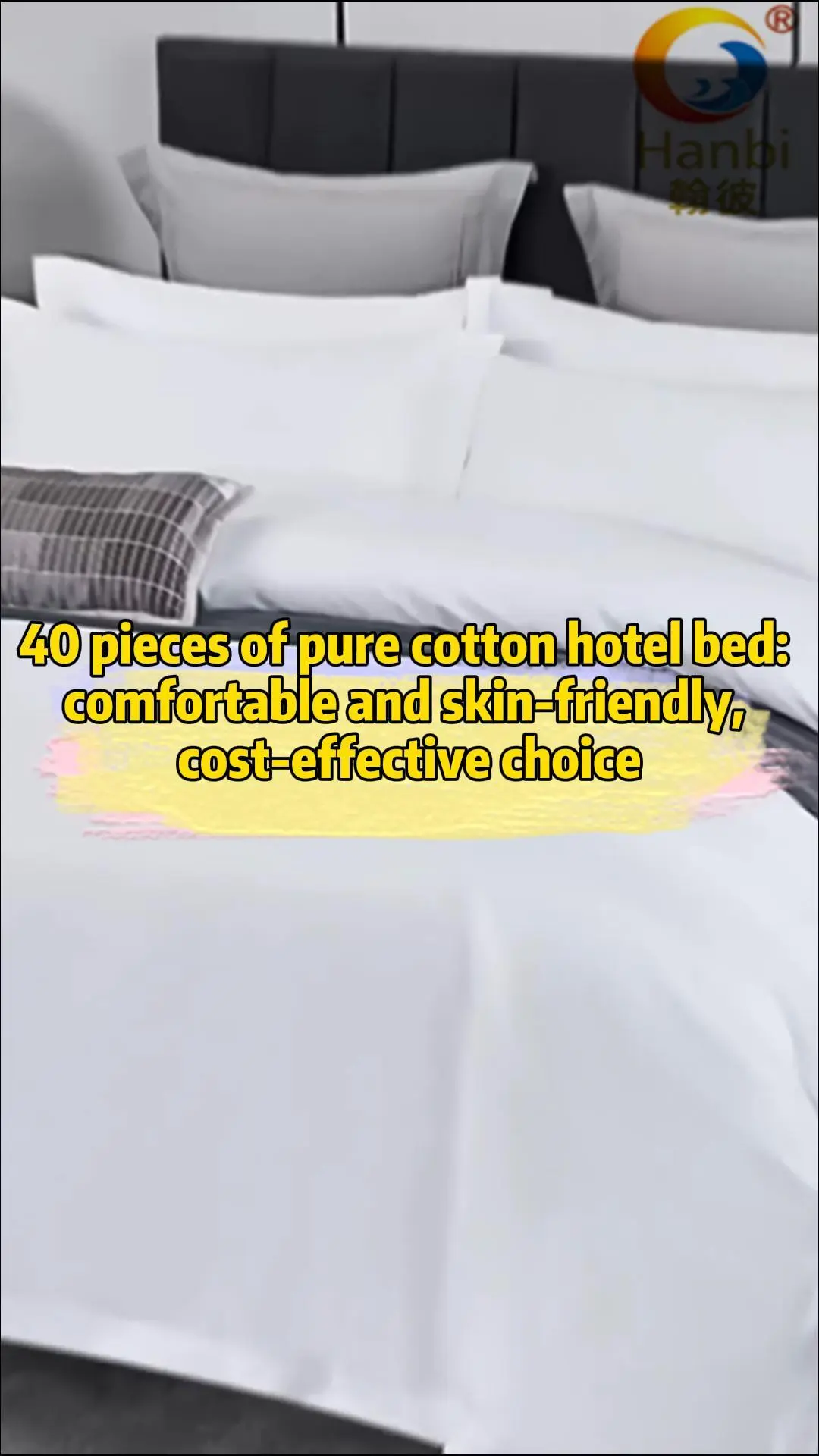 40 pieces of pure cotton hotel bed: comfortable and skin-friendly, cost-effective choice！ 1