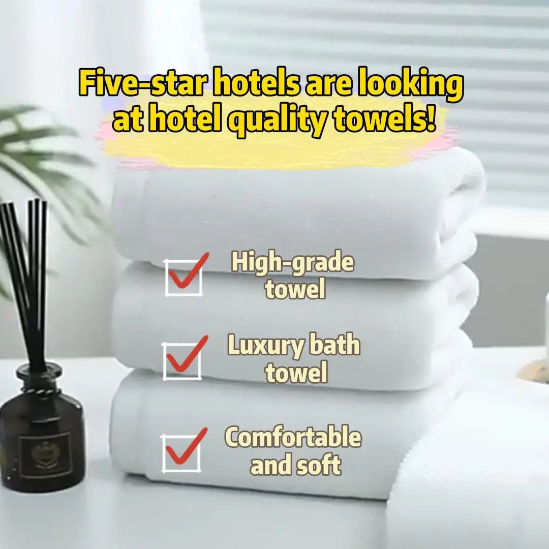 Five-star hotels are lookingat hotel quality towels! 1