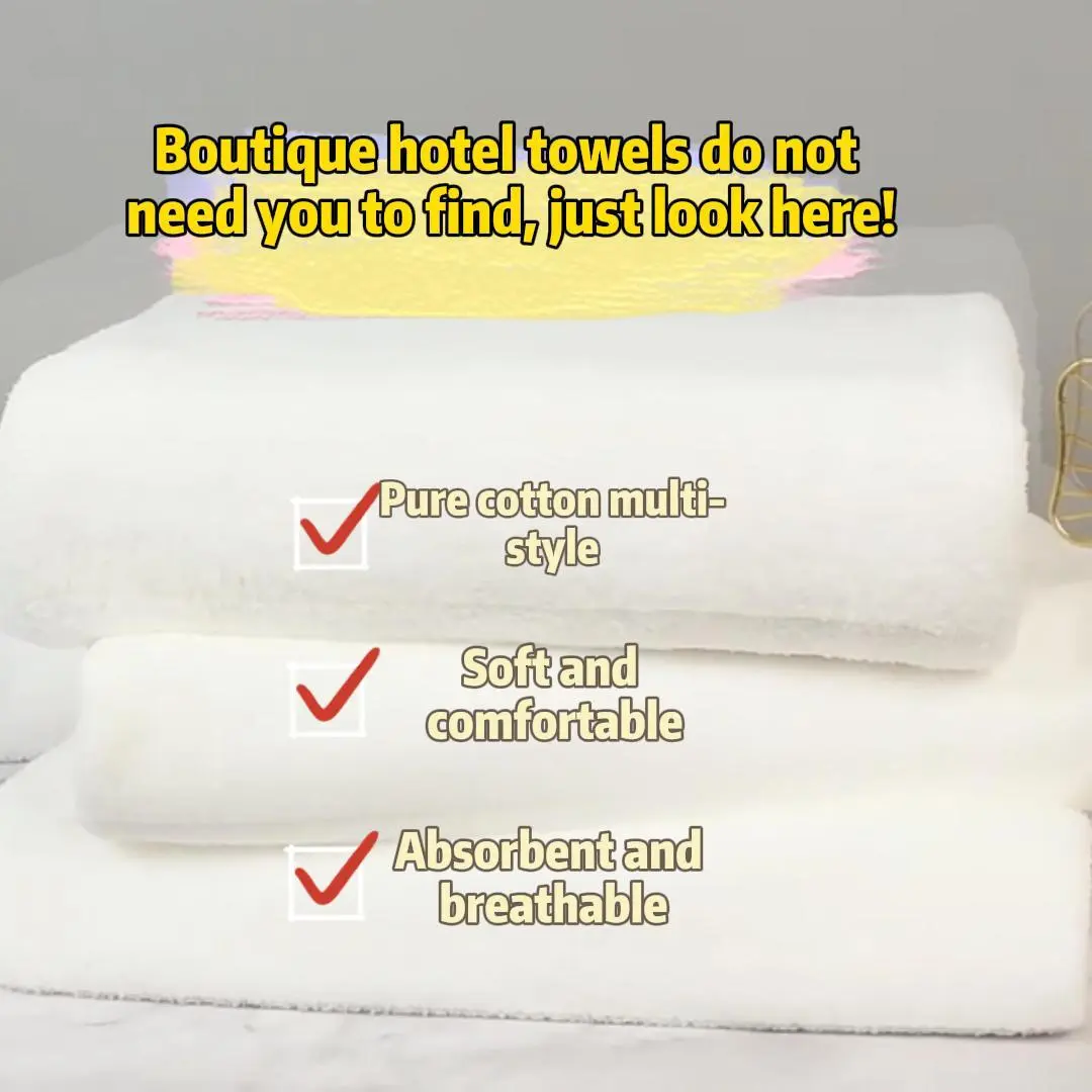 Boutique hotel towels do not need you to find, just look here! 1