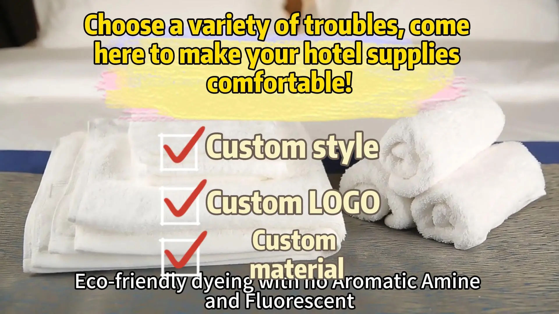 Choose a variety of troubles, come here to make your hotel supplies comfortable! 1
