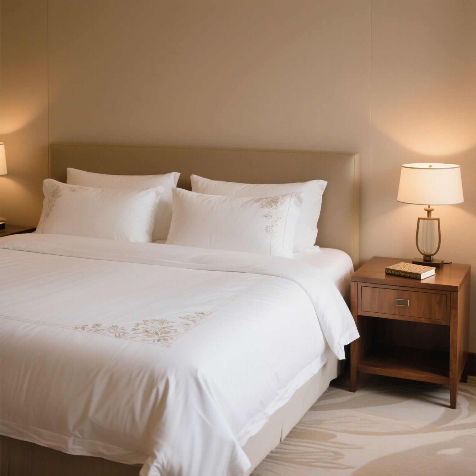 Why are the bed sheets in the hotel so comfortable and soft? 1