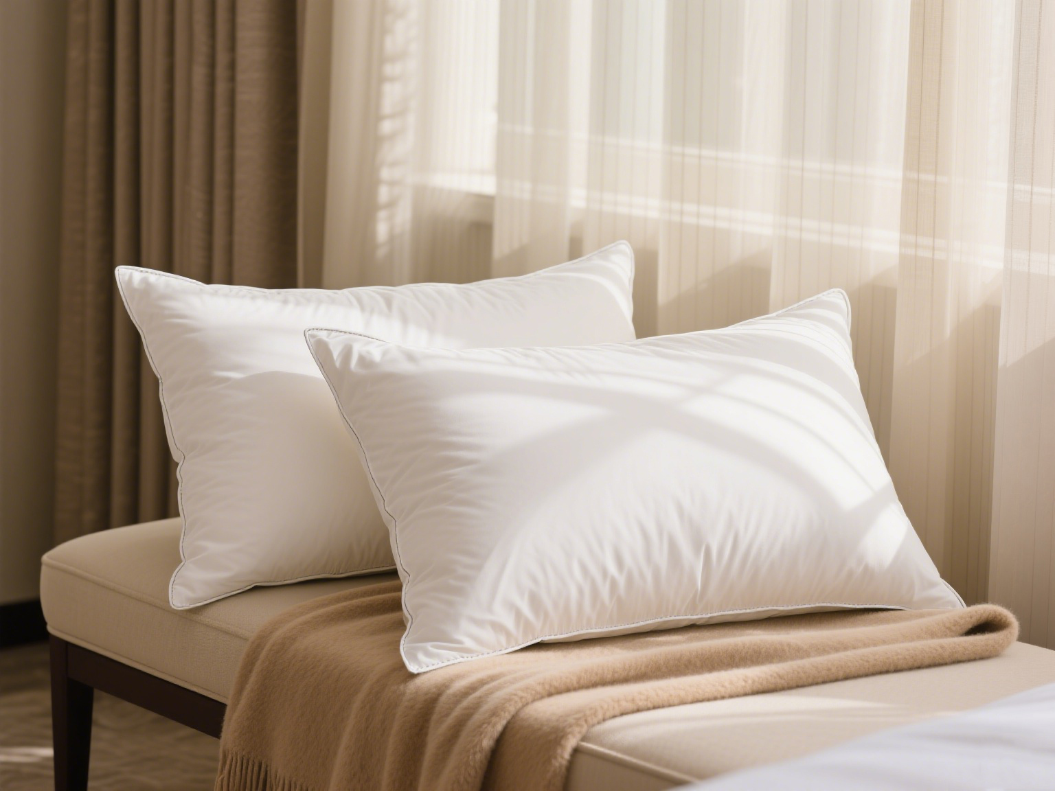 How does the high-resilience pure cotton pillow core become a cost-effective choice for upgrading hotel sleep experience 2