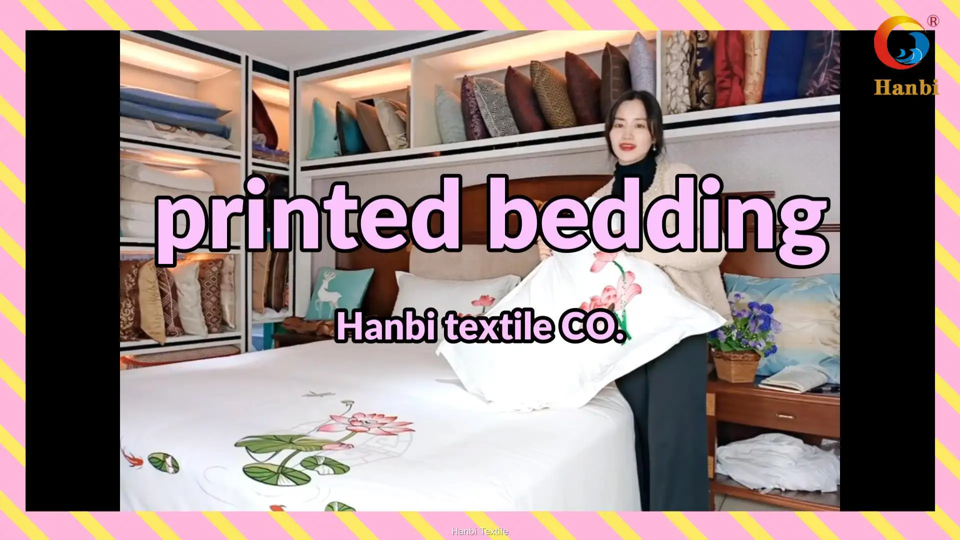 Custom cotton bedding set with good price Manufacturer | Hanbi Textile 1