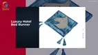 Hanbi Textile | Latest hotel style bed runners free design 1