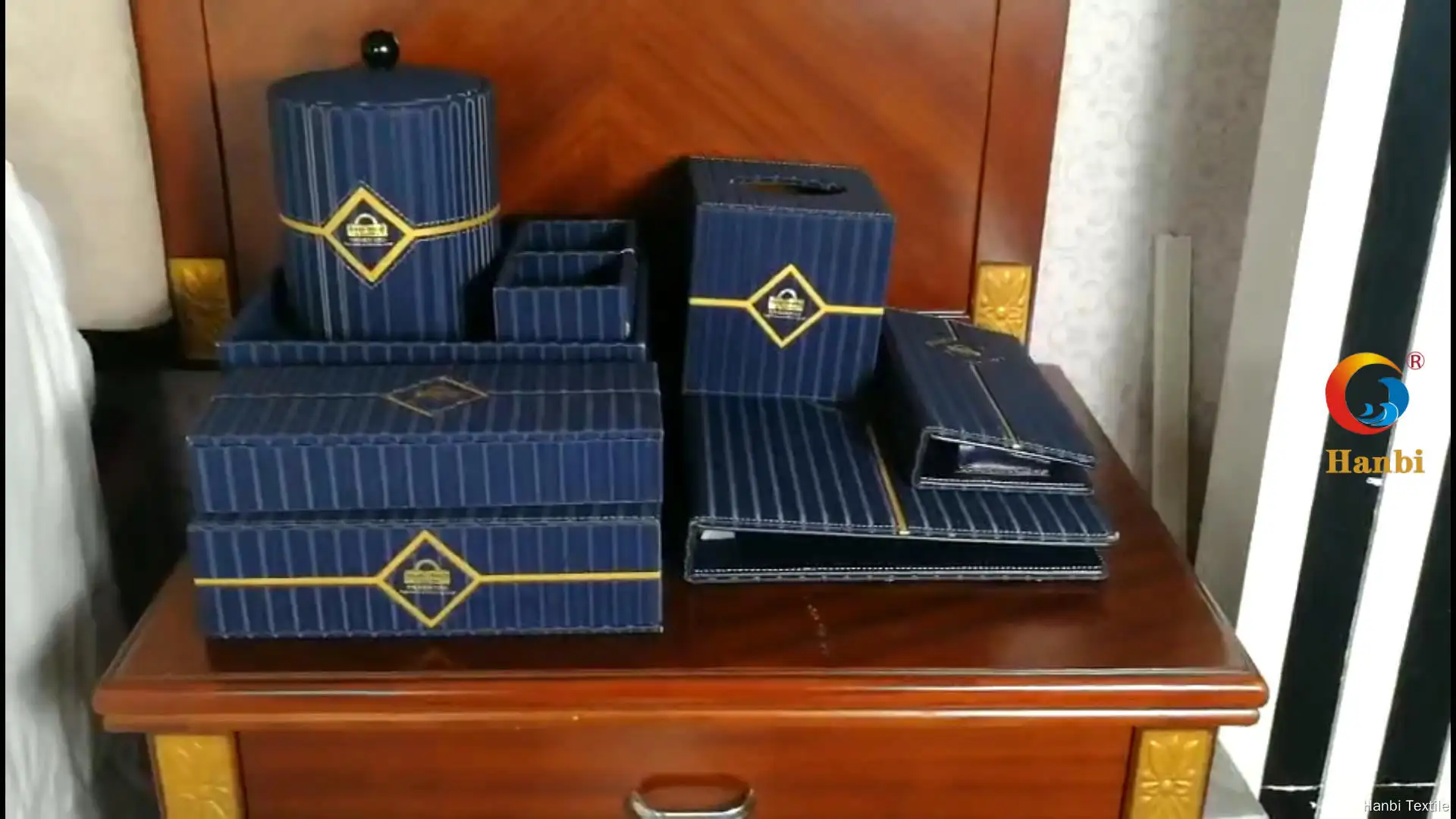 Custom hotel leather goods factory price Manufacturer | Hanbi Textile 1