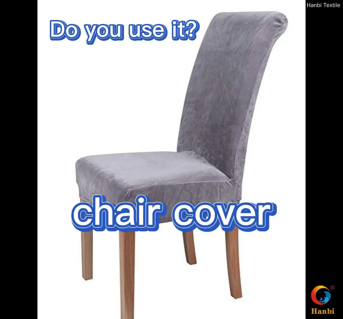 Customized yellow spandex chair covers free design | Hanbi Textile 1