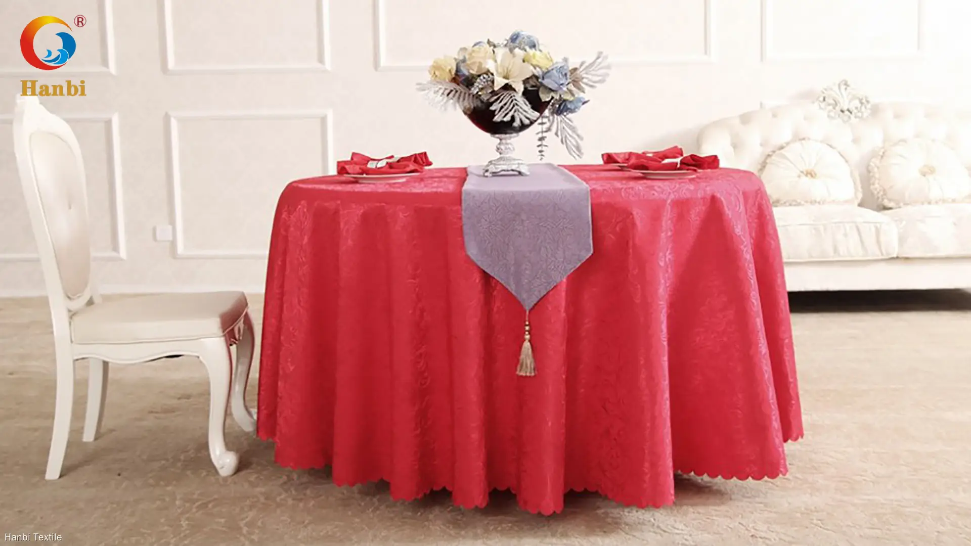Newest cotton tablecloths company | Hanbi Textile 1