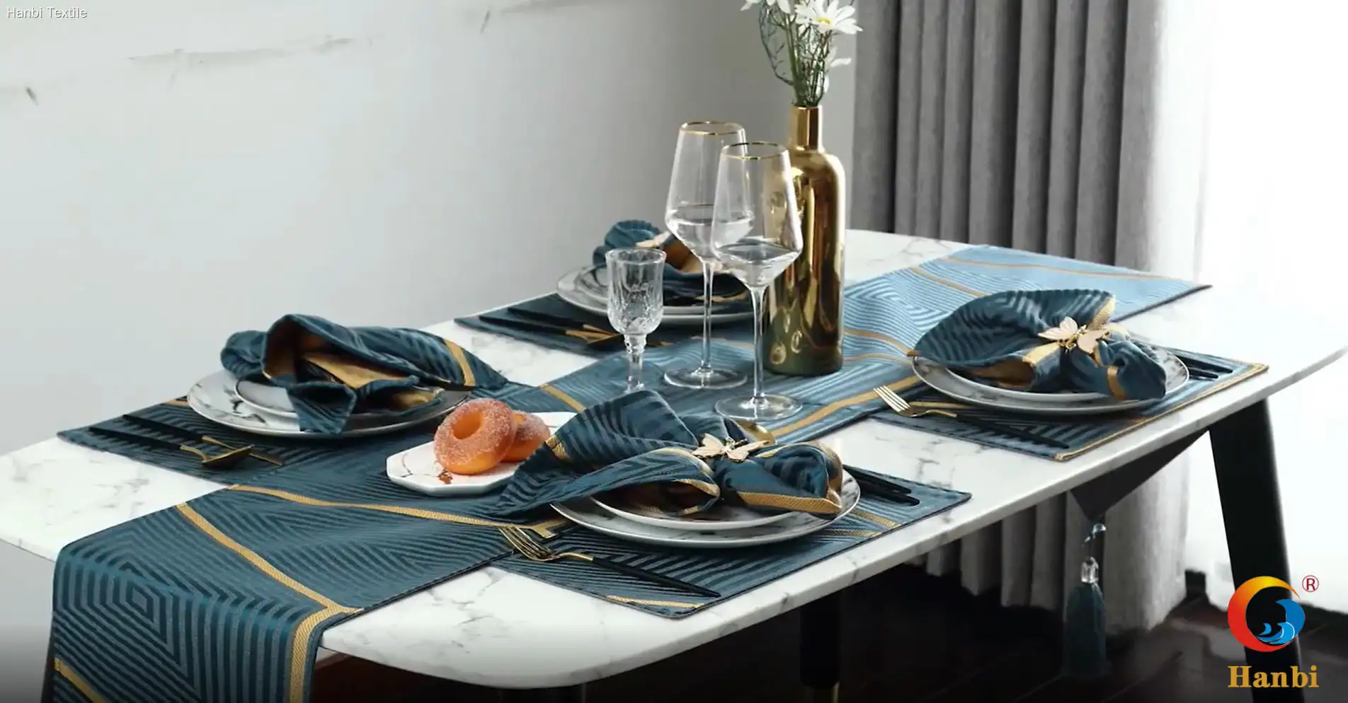 Hanbi Textile | High End banquet tablecloths from China 1