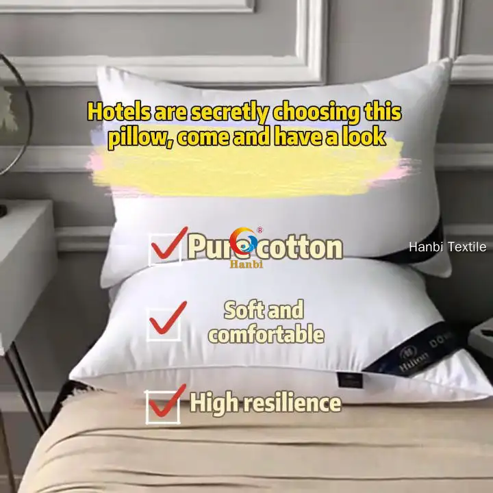 Custom hotel down pillows factory price Manufacturer | Hanbi Textile 1