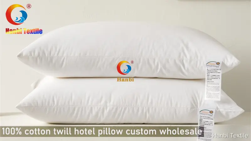Hanbi Textile | Customized best 5 star hotel pillows company 1