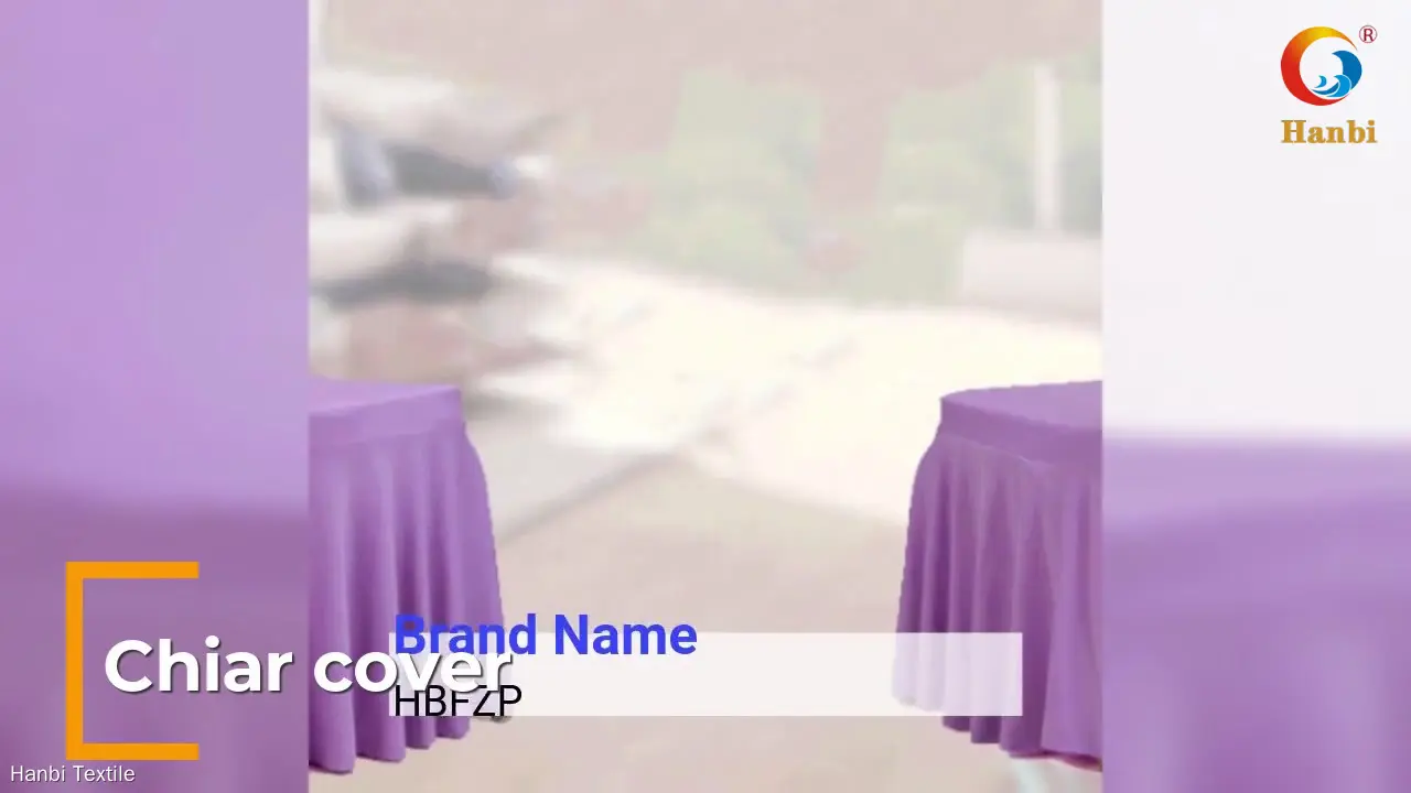 Custom black spandex chair covers personalized Manufacturer | Hanbi Textile 1