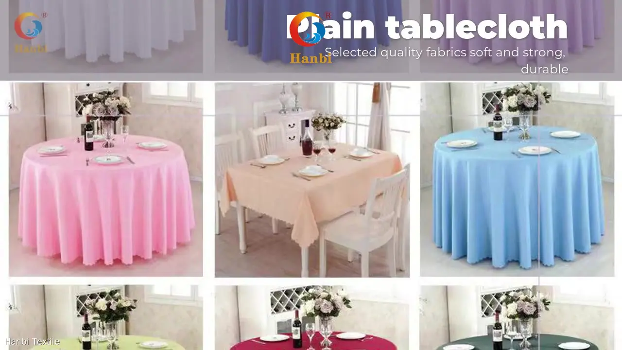 Custom banquet tablecloths best supplier Manufacturer | Hanbi Textile 1